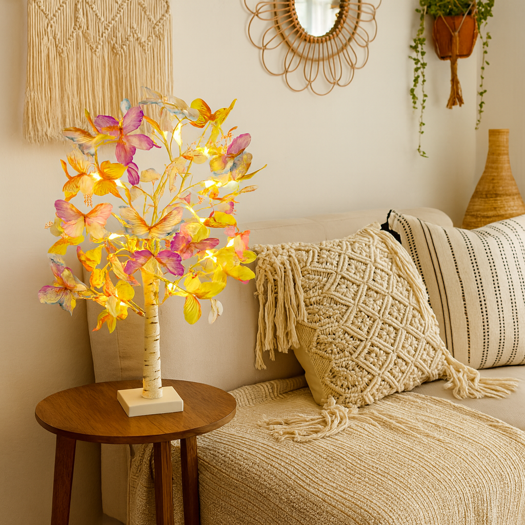 Butterfly Tree Lamp, LED Decorative Light for Bedroom, Living Room, Party, Festival and Gift