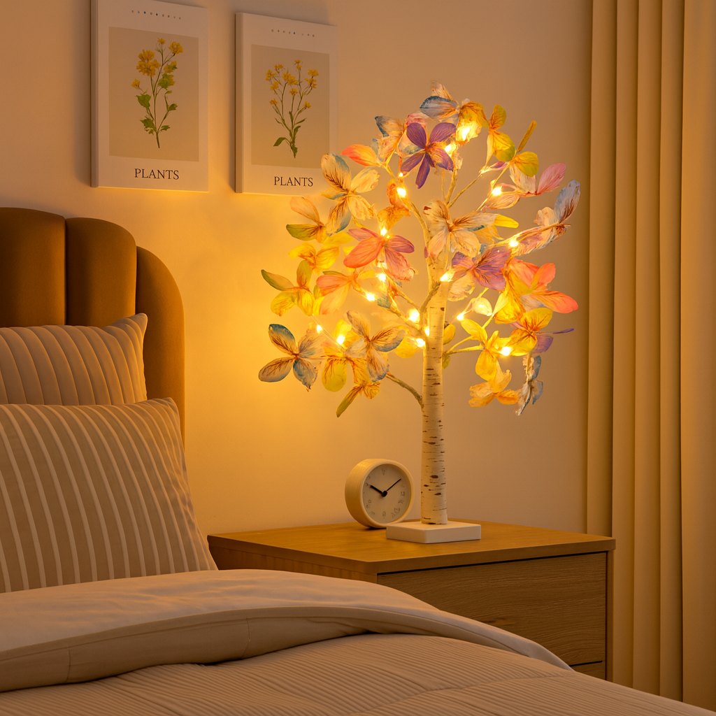Butterfly Tree Lamp, LED Decorative Light for Bedroom, Living Room, Party, Festival and Gift