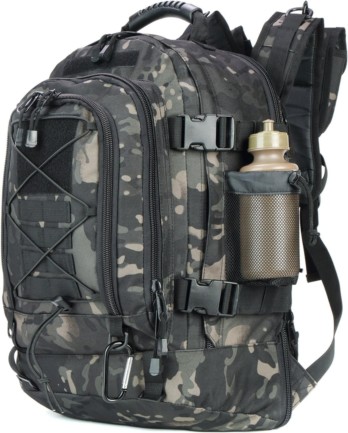 Expandable 40-64L Military Tactical Backpack 3 Day Bag Hiking Gym Sport Camping